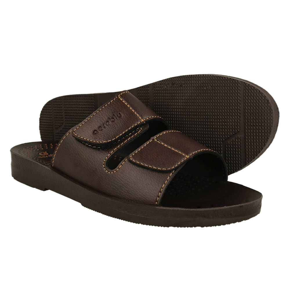Aeroblu - Brown Men's Sandals Aeroblu - Brown Men's Sandals