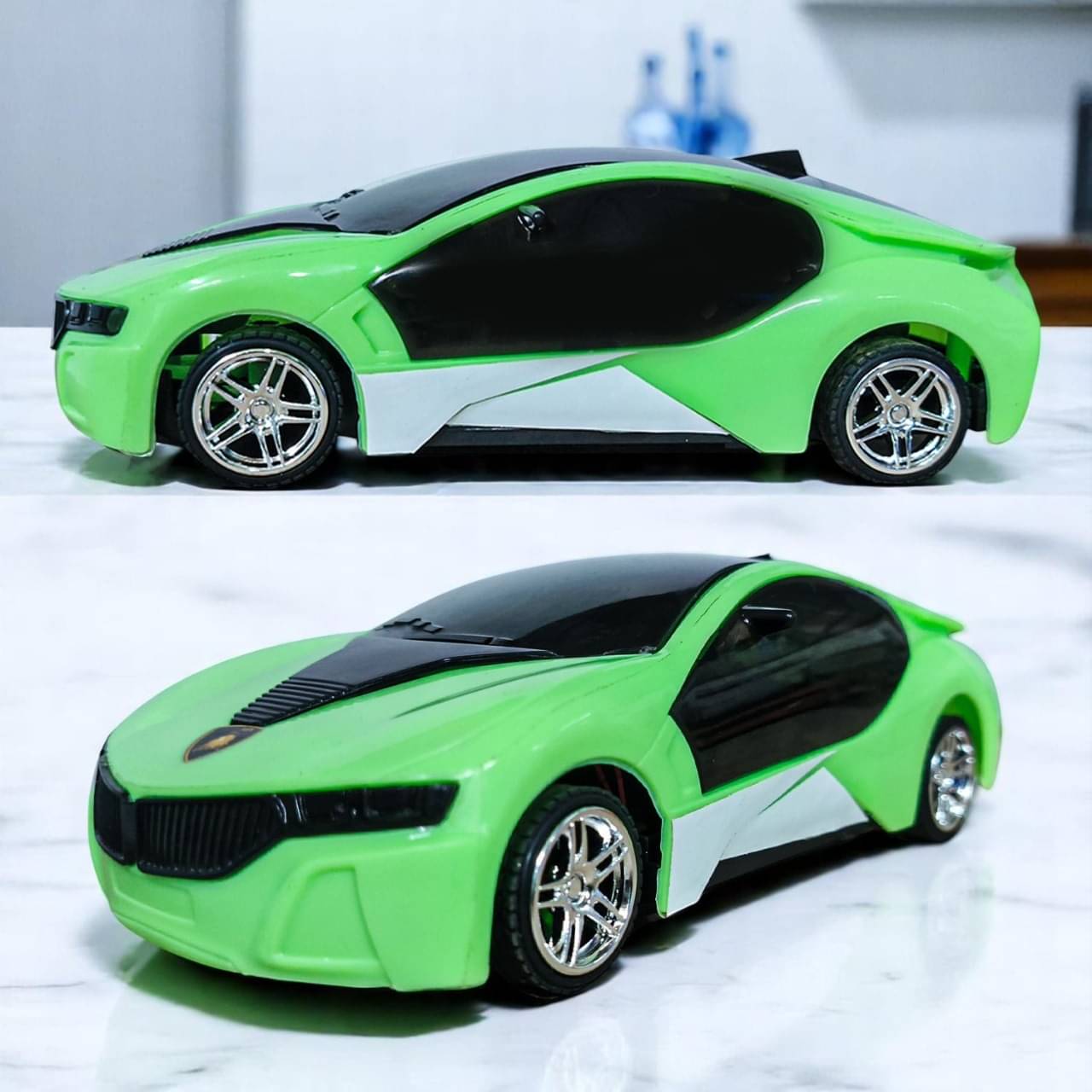     			Gurukrupa - Green Plastic Car ( Pack of 1 )