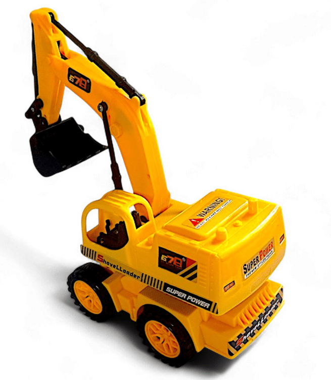     			Dhamaka Vroom Battery Operated Construction Toy - JCB Style Shovel Vehicle with Lights & Sound (Model 8031, Green)