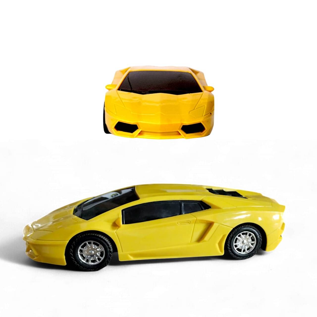     			Friction Powered Police Car Toy - Push and Go Patrol Vehicle with Realistic Design for Kids (Green)