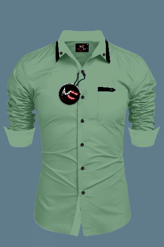     			JENY FASHION 100% Cotton Regular Fit Solids Full Sleeves Men's Casual Shirt - Dark Green ( Pack of 1 )