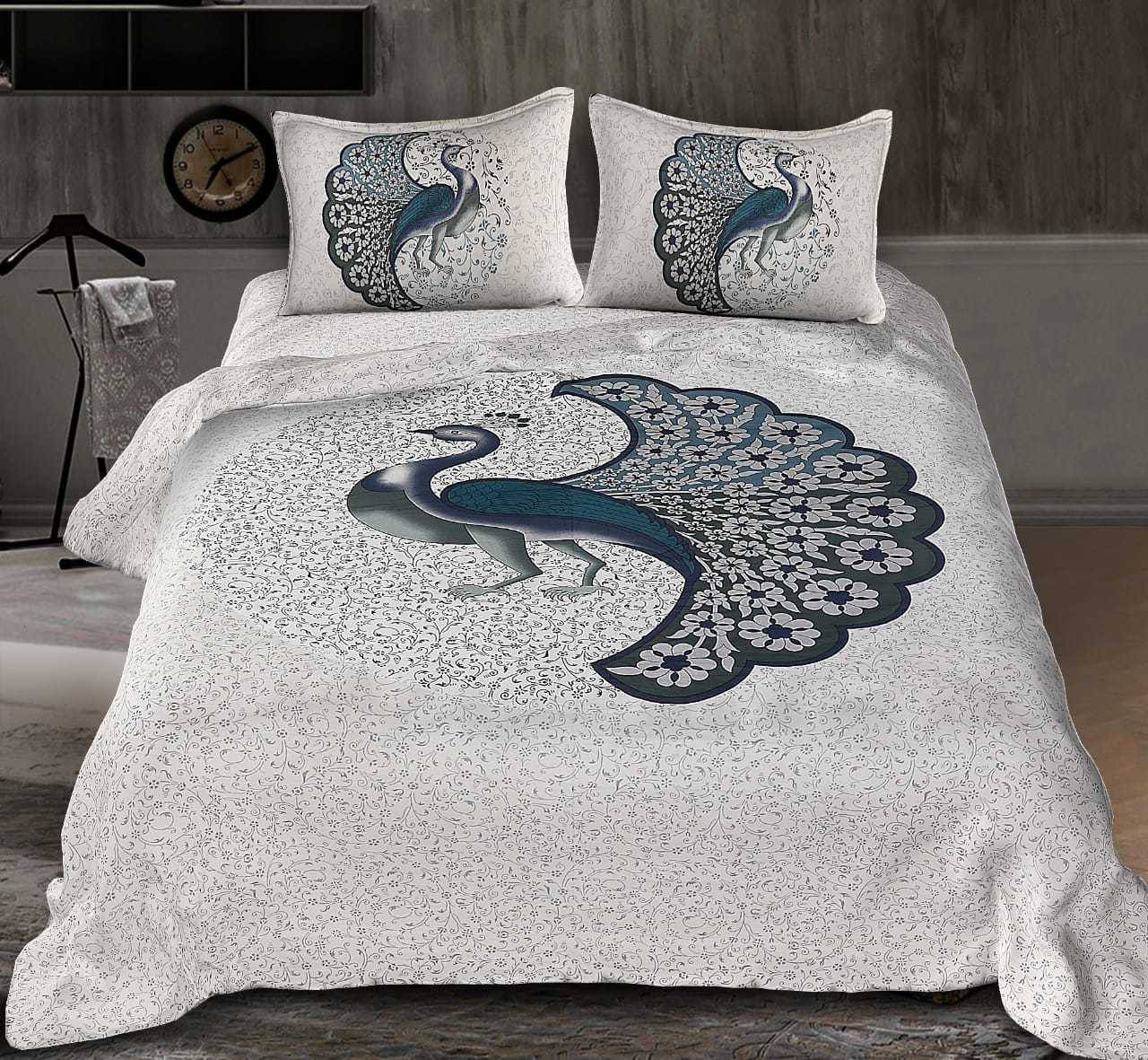 Navkaar Creation Cotton 1 Double Bedsheet with 2 Pillow Covers ( Beige ) Navkaar Creation Cotton 1 Double Bedsheet with 2 Pillow Covers ( Beige )