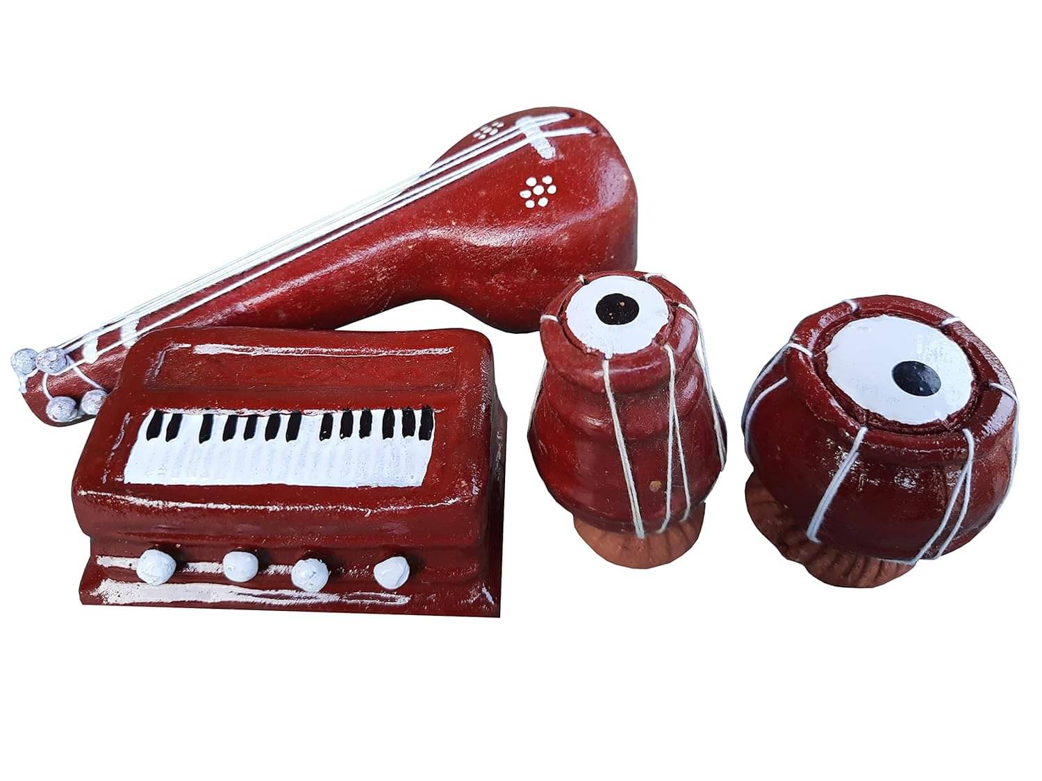 handicraft clay musical instruments for decoration handicraft clay musical instruments for decoration