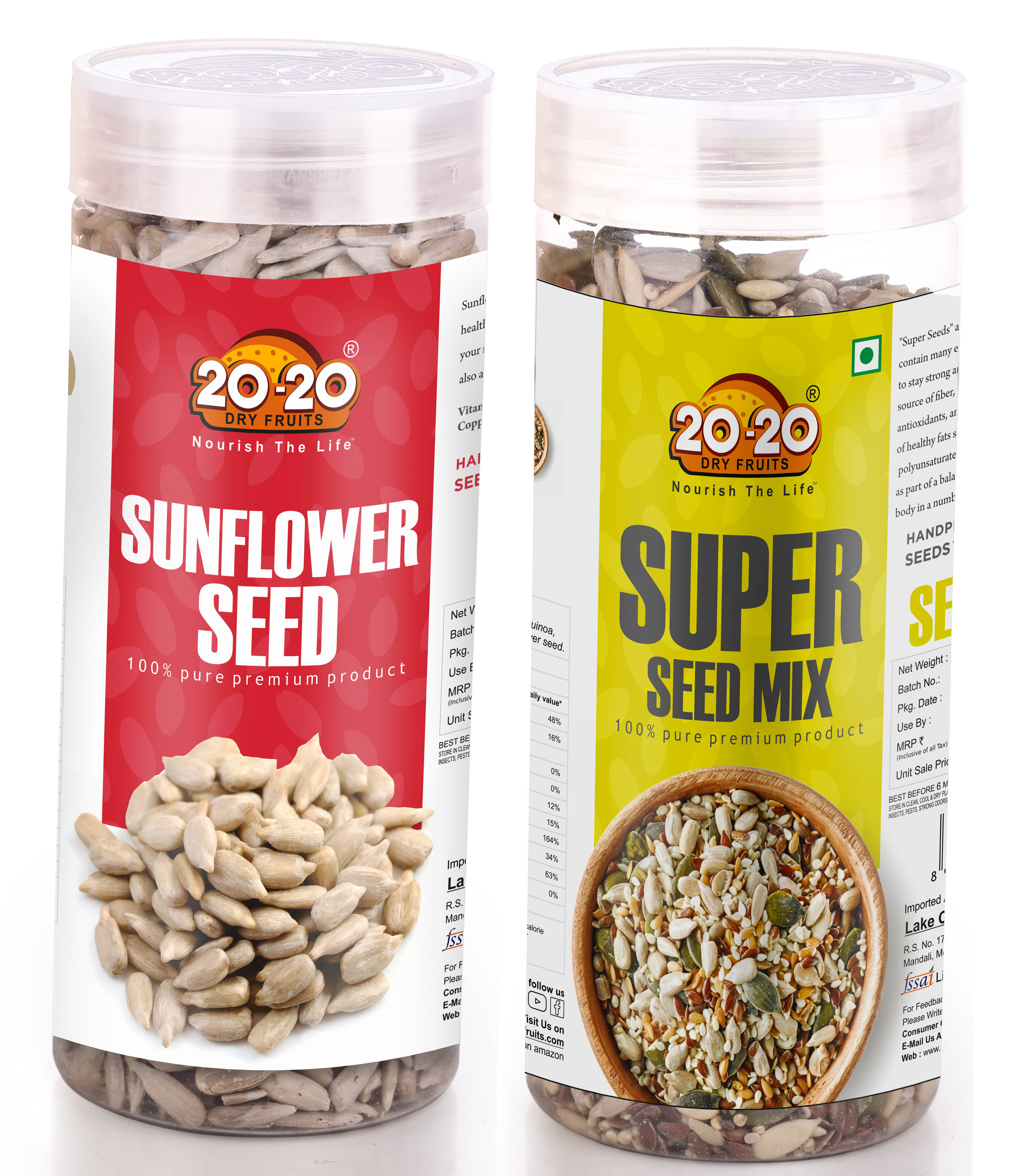 20-20 Dry Fruits Mixed Seeds ( Pack of 2 ) 20-20 Dry Fruits Mixed Seeds ( Pack of 2 )