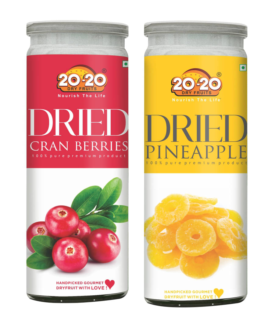     			20-20 Dry Fruits Mixed Fruits 400 g Pack of 2