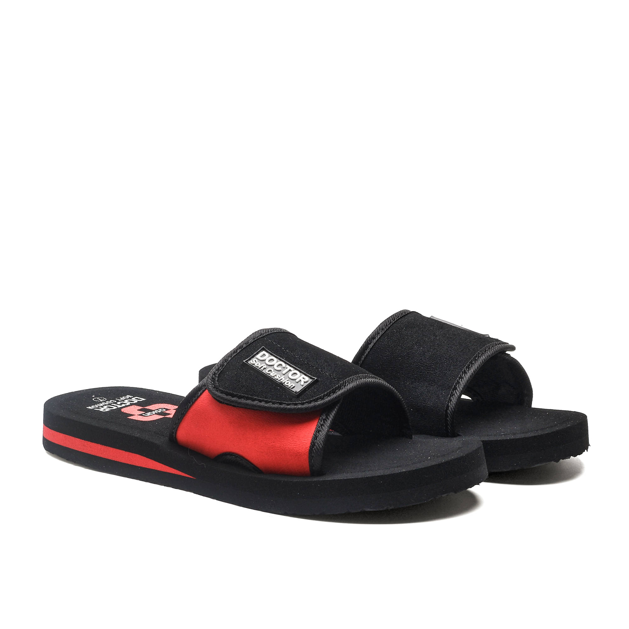    			ASIAN Red Men's Slide Flip Flop