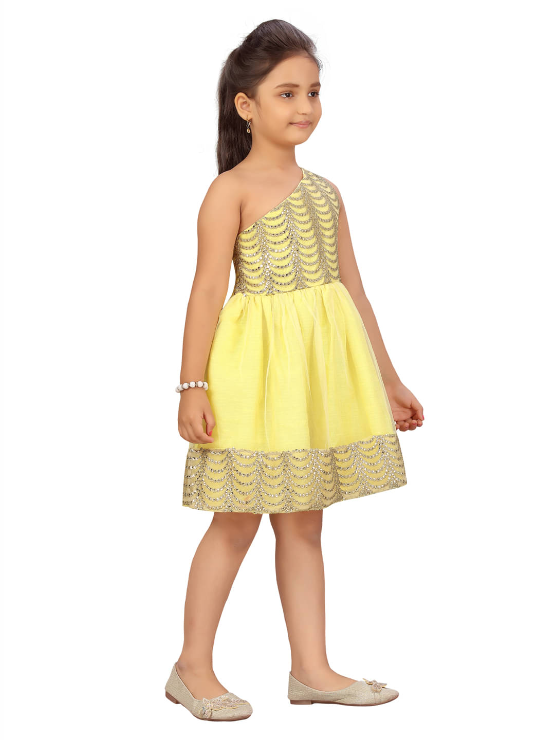 Aarika Net Frock For Baby Girls ( Pack of 1 , Yellow ) Aarika Net Frock For Baby Girls ( Pack of 1 , Yellow )
