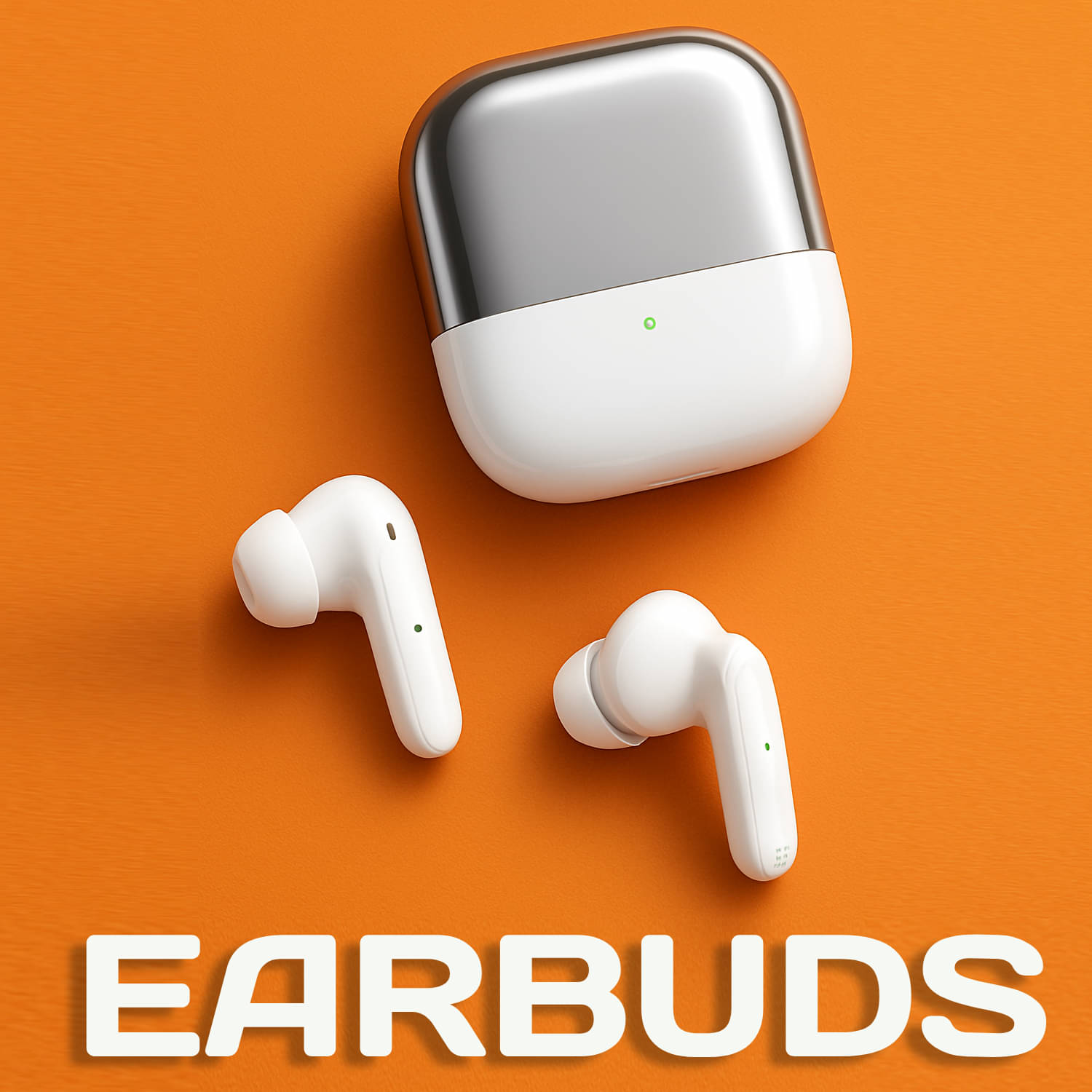     			Bluetooth Earbuds with Immersive Sound, Noise Isolation, Built-In Microphone, Quick Charging Case, and Comfortable Ergonomic Fit.