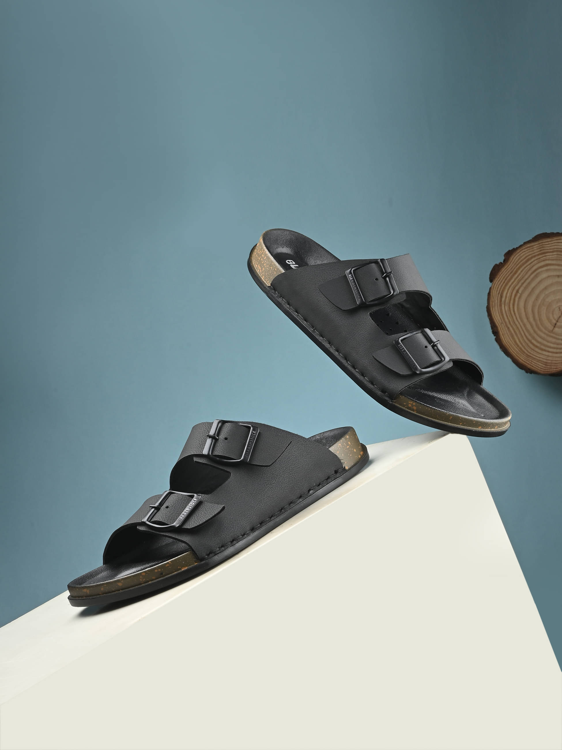     			Bucik - Black Men's Sandals