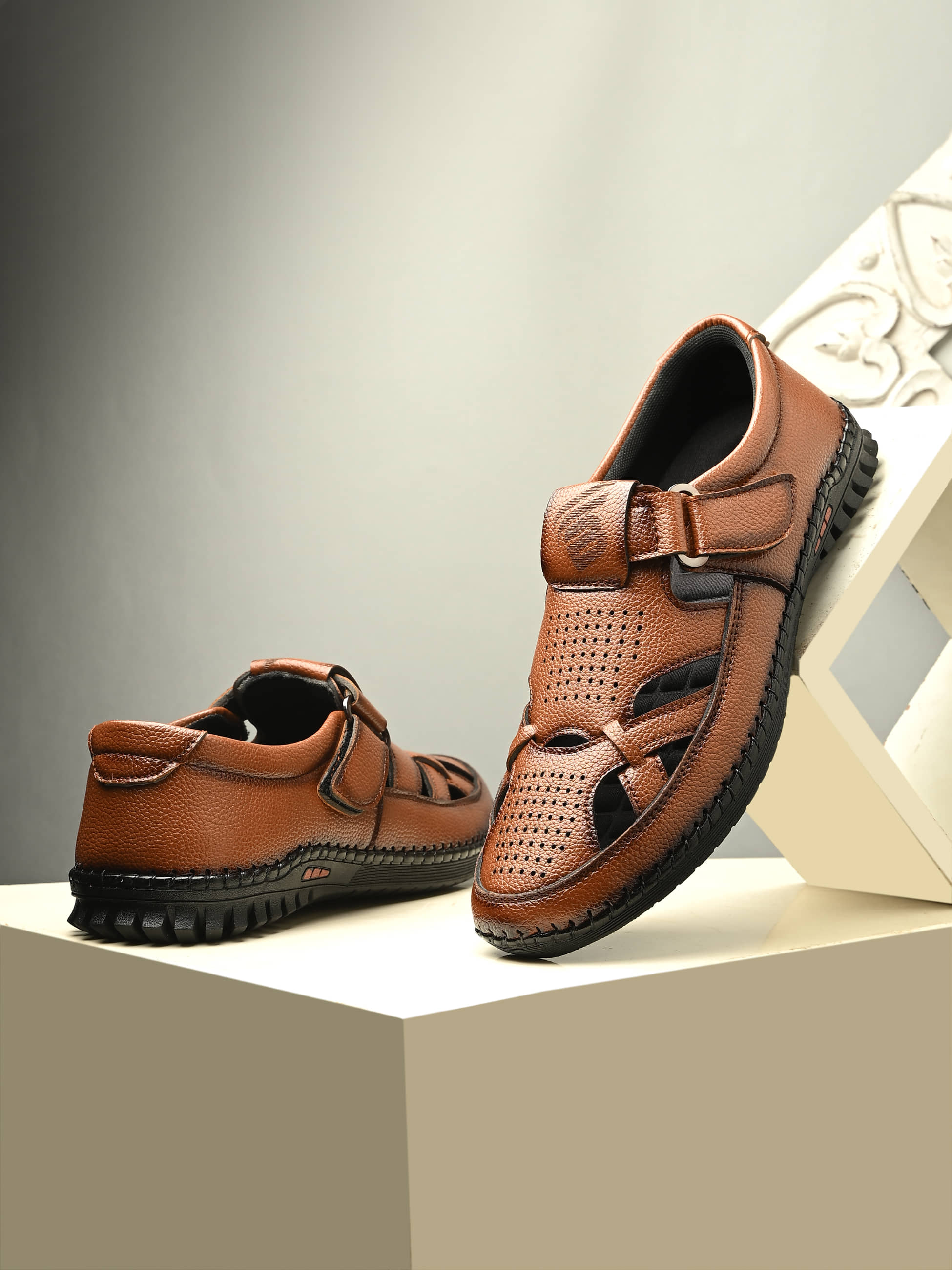 Bucik - Black Men's Sandals