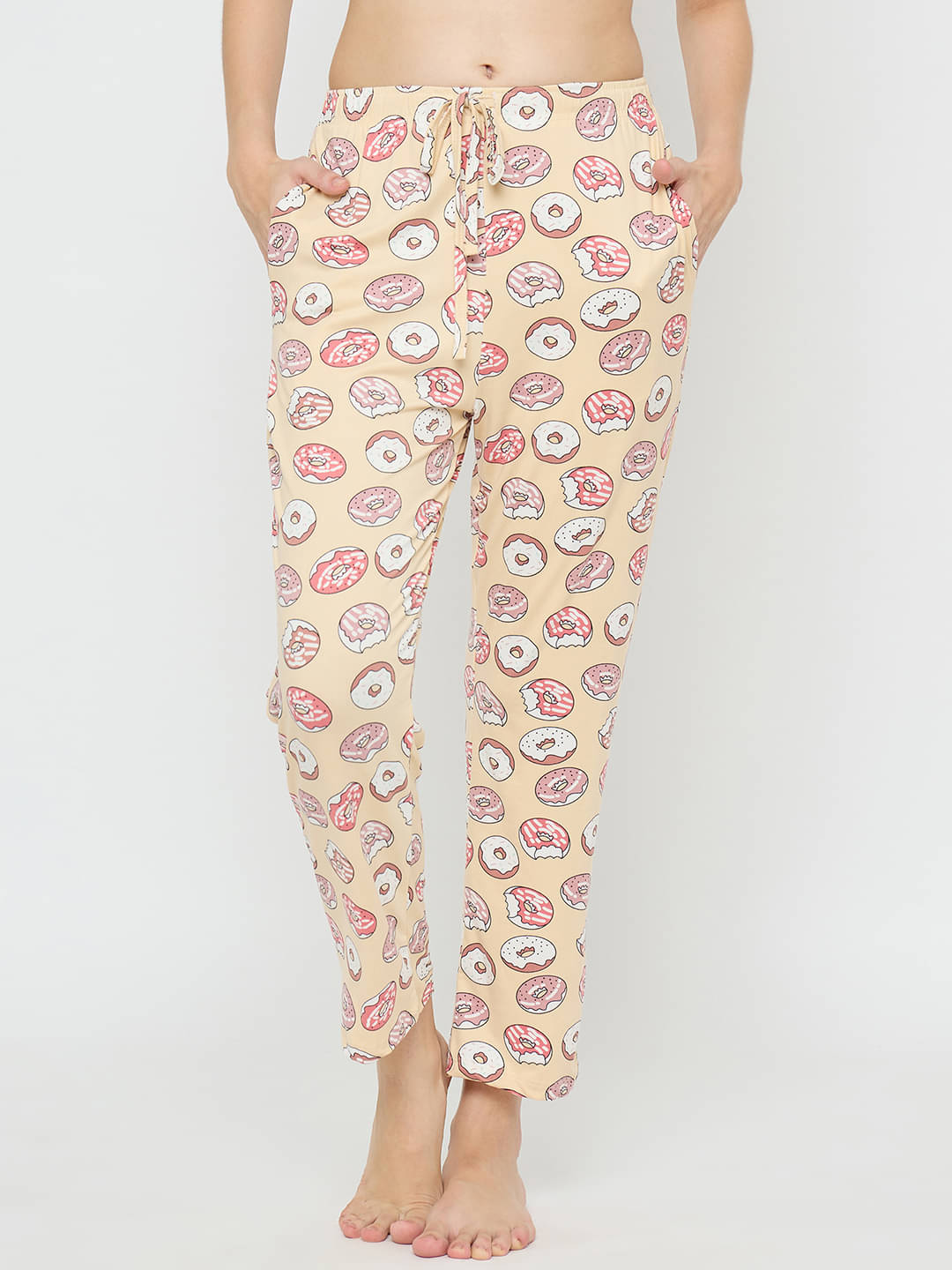     			Camey Yellow Viscose Women's Nightwear Pyjama ( Pack of 1 )