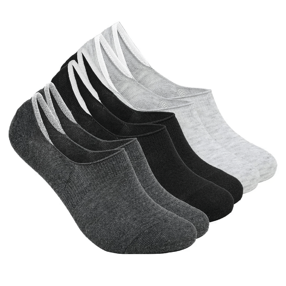 DoctorSocks Pack of 3 Men's Cotton Blend No Show Socks ( Multicolor )     			DoctorSocks Pack of 3 Men's Cotton Blend No Show Socks ( Multicolor )