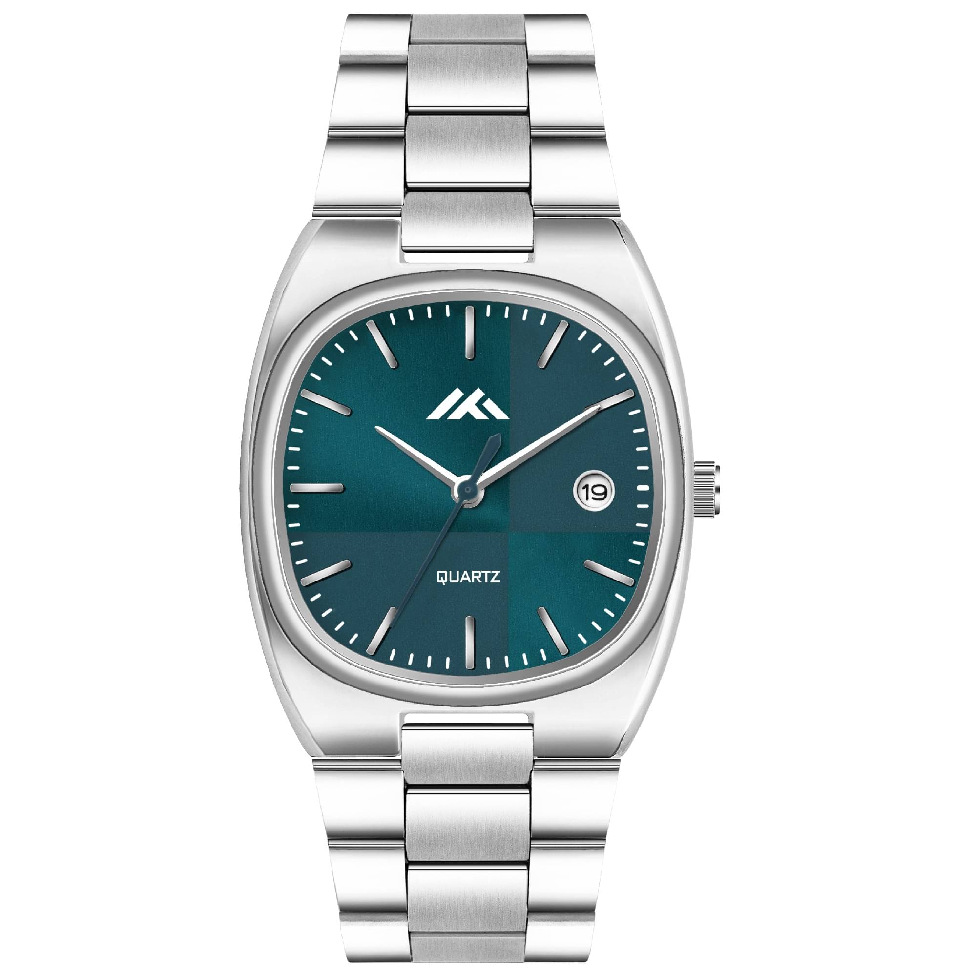     			DoubleRun Silver Stainless Steel Analog Men's Watch