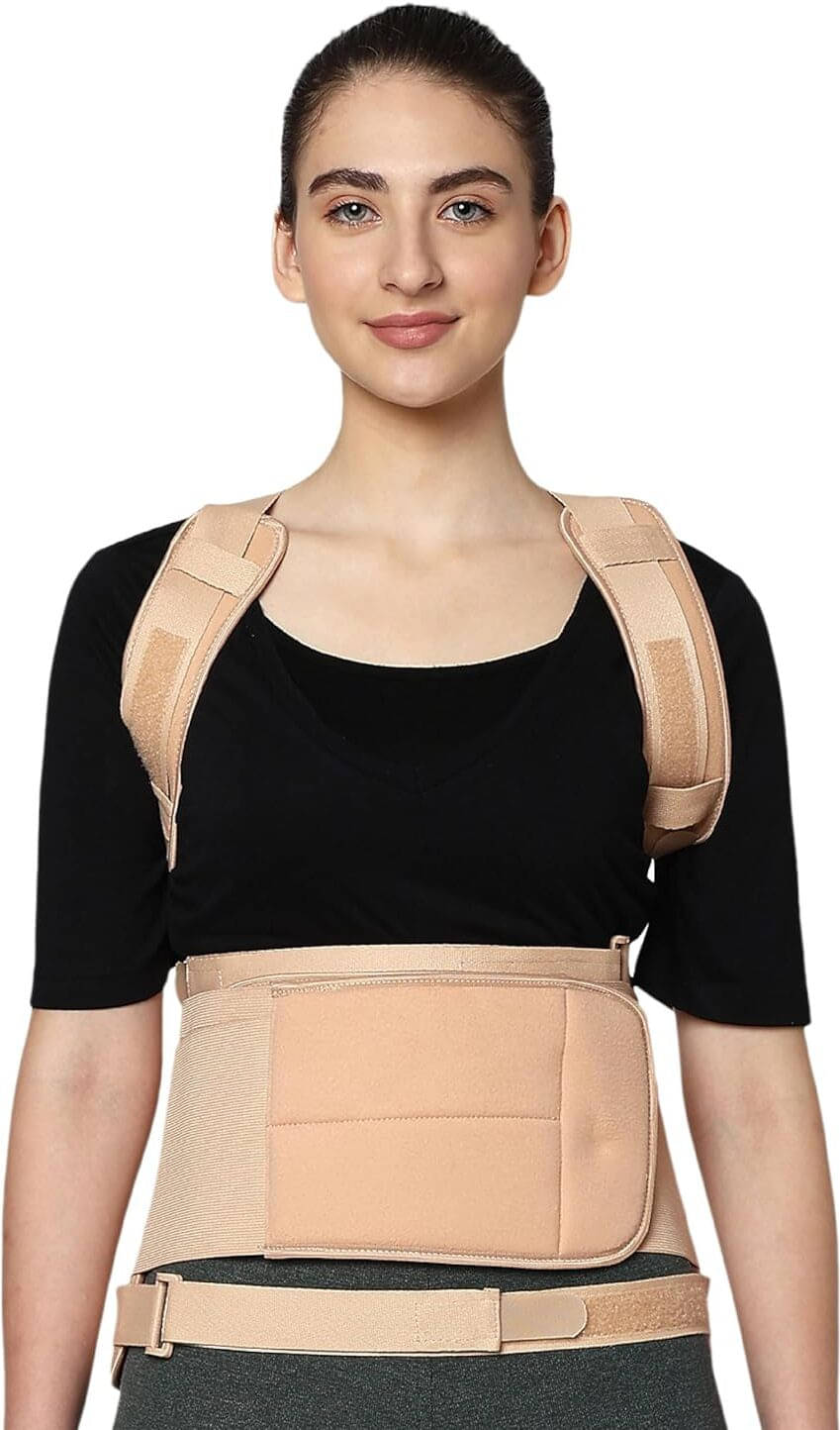     			Flamingo Dorso lumbar Spinal Brace For Spine & Body Posture Corrector Therapy -XL
