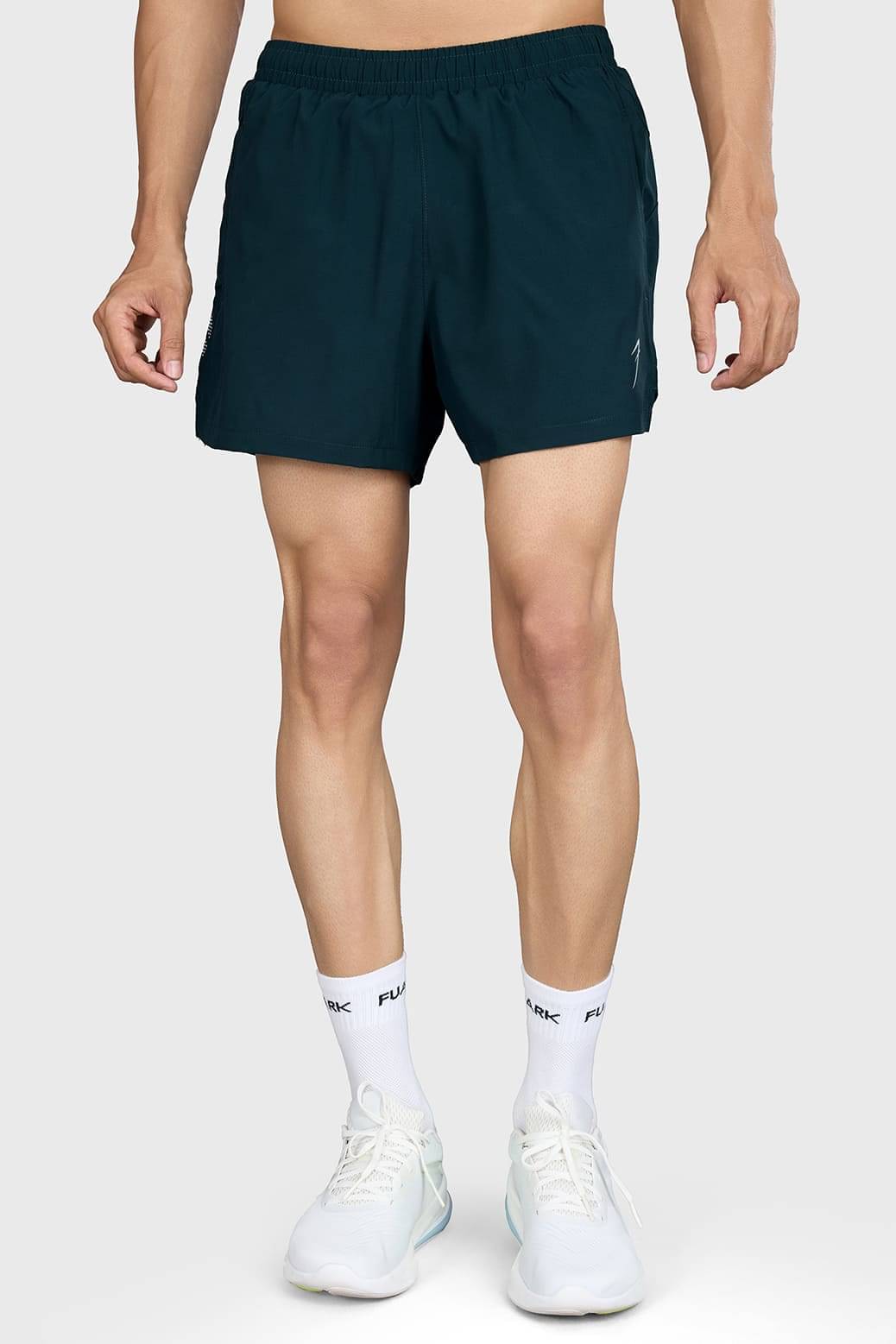     			Fuaark Dark Green Polyester Men's Gym Shorts ( Pack of 1 )