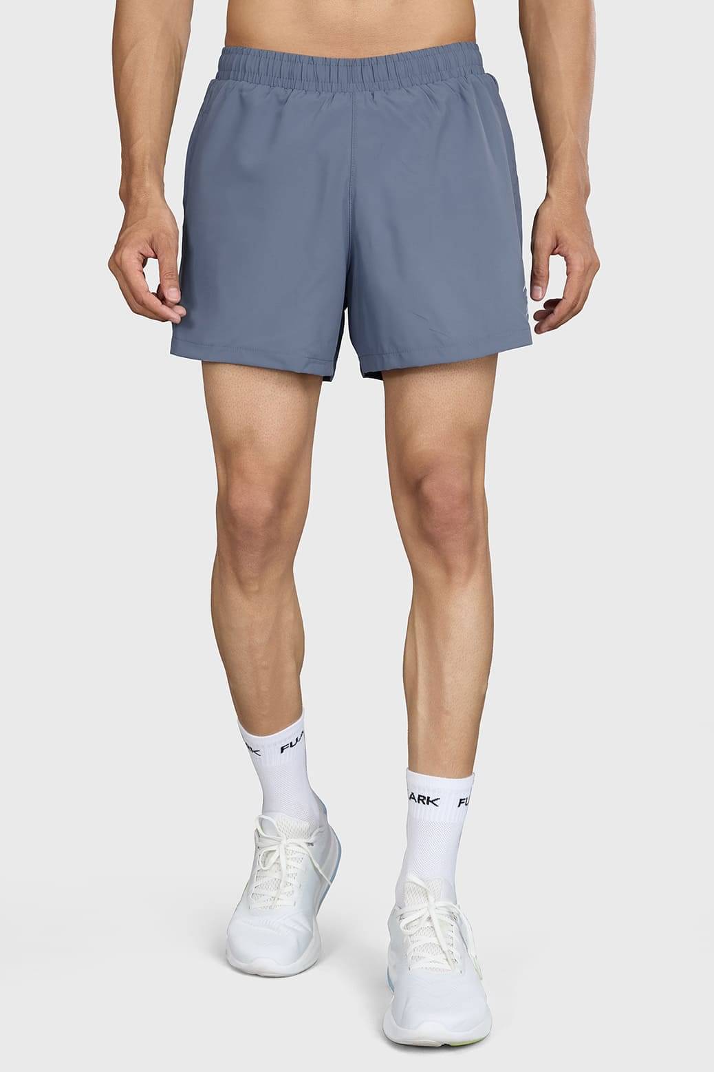     			Fuaark Light Grey Polyester Men's Gym Shorts ( Pack of 1 )