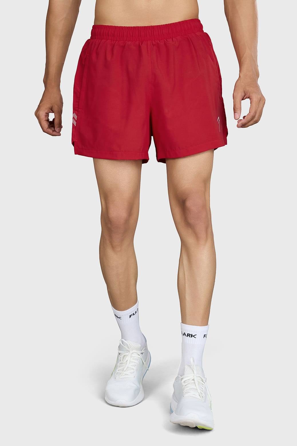 Fuaark Red Polyester Men's Gym Shorts ( Pack of 1 ) Fuaark Red Polyester Men's Gym Shorts ( Pack of 1 )