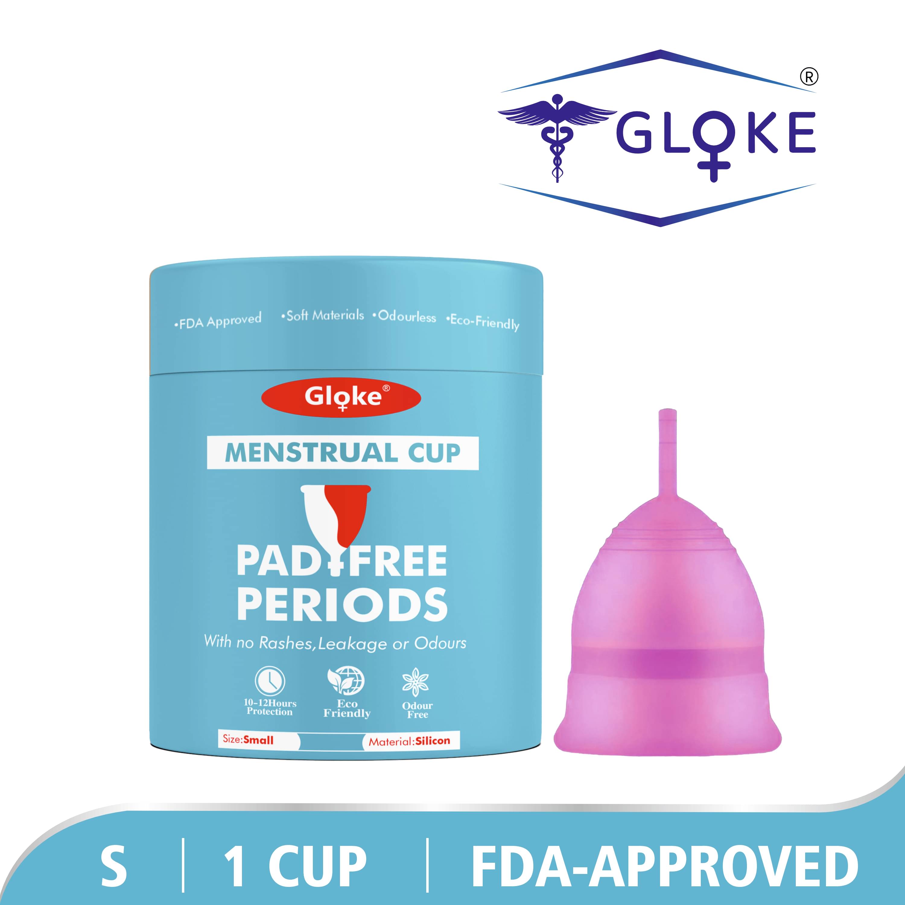 Gloke Silicone Reusable Menstrual Cup Large ( Pack of 1 ) Gloke Silicone Reusable Menstrual Cup Large ( Pack of 1 )