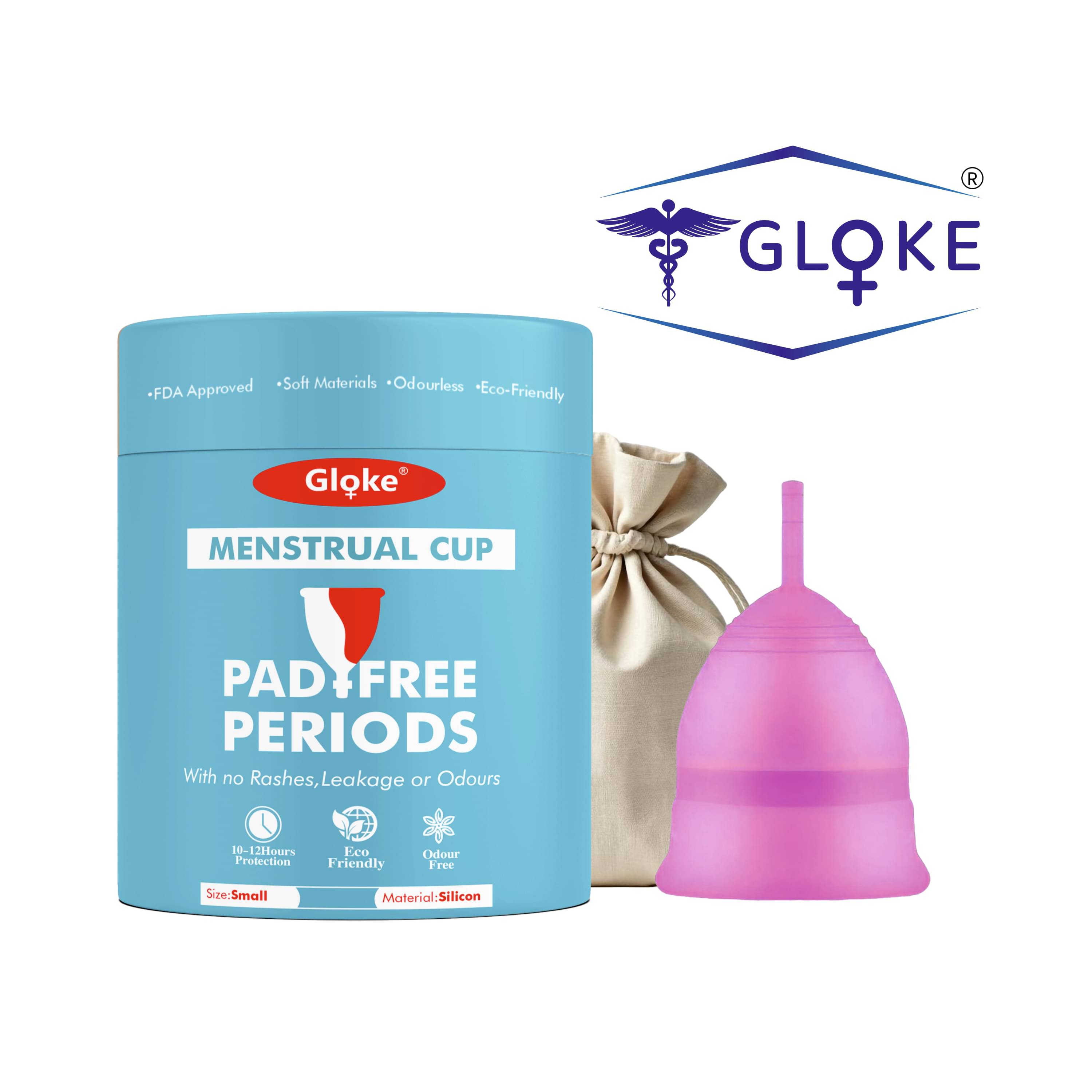 Gloke Silicone Reusable Menstrual Cup Large ( Pack of 1 ) Gloke Silicone Reusable Menstrual Cup Large ( Pack of 1 )
