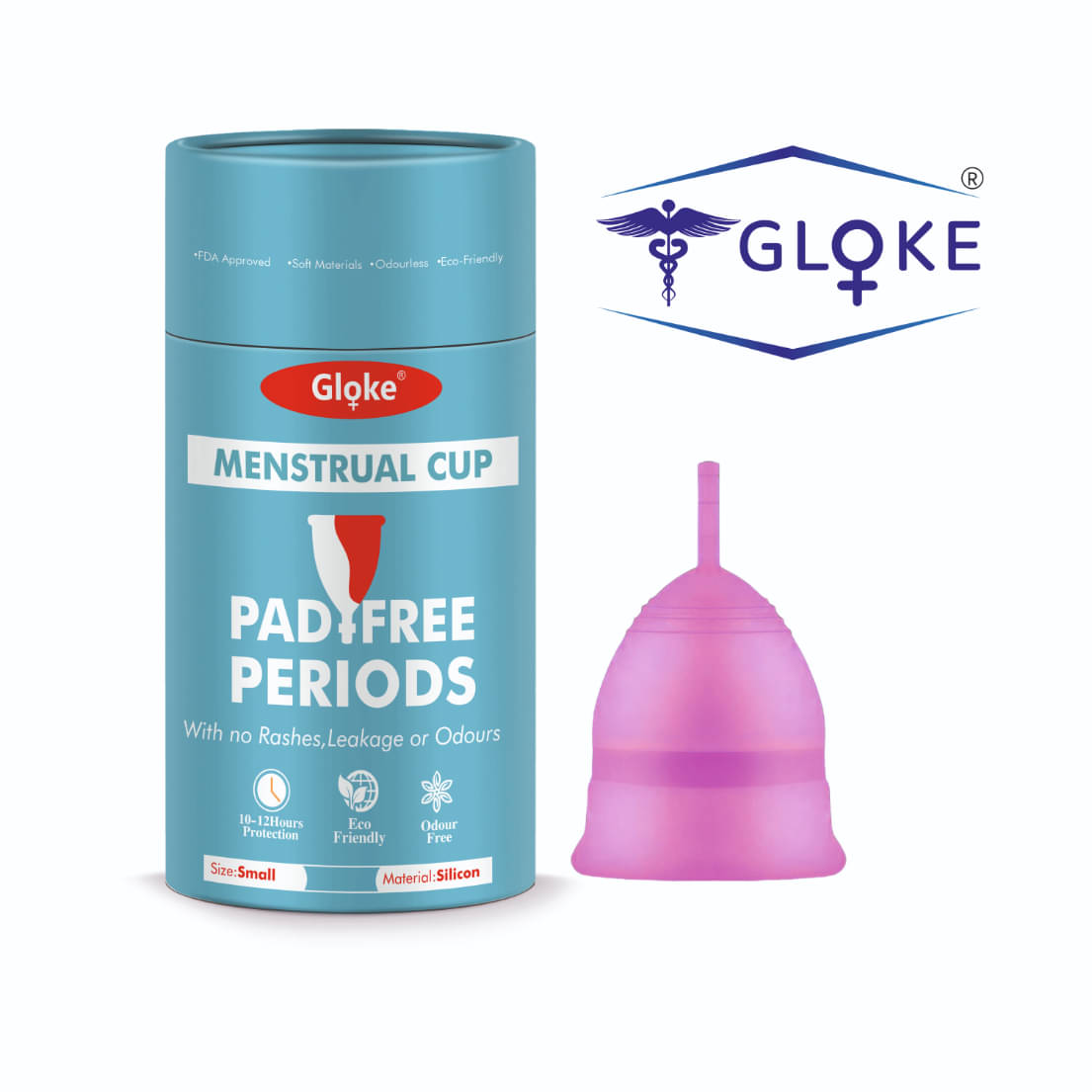 Gloke Silicone Reusable Menstrual Cup Small ( Pack of 1 ) Gloke Silicone Reusable Menstrual Cup Small ( Pack of 1 )