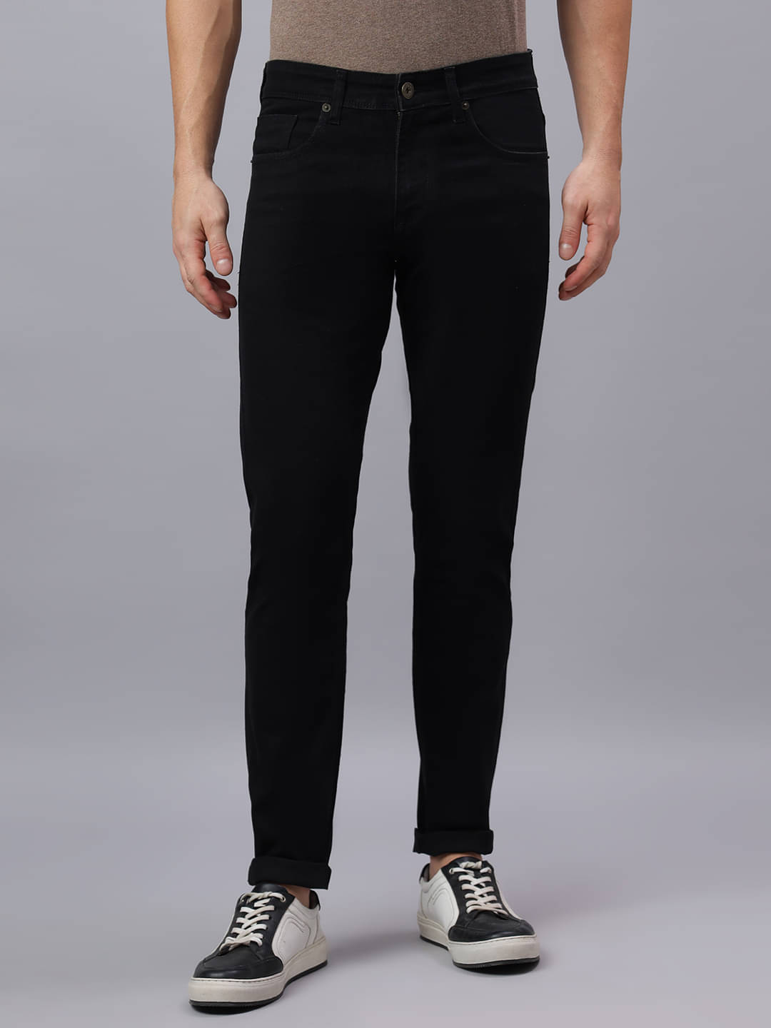 HJ HASASI Slim Fit Clean Look Men's Jeans - Black ( Pack of 1 )     			HJ HASASI Slim Fit Clean Look Men's Jeans - Black ( Pack of 1 )
