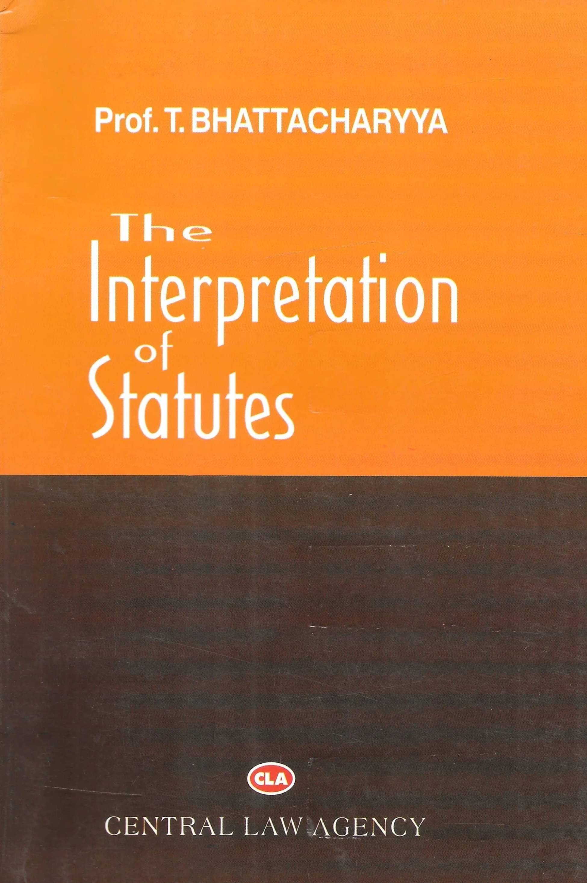     			Interpretation of Statutes