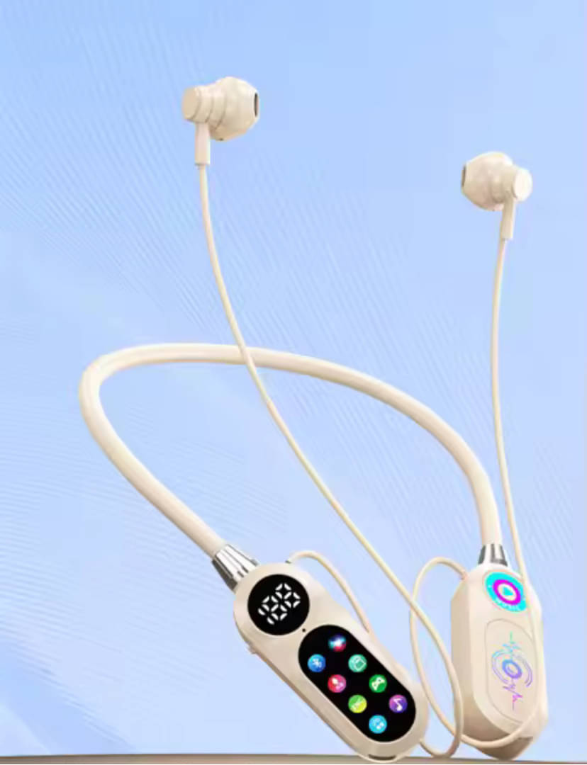     			Life Like Bluetooth Neckband With 100 Hours Working Playtime - Beige