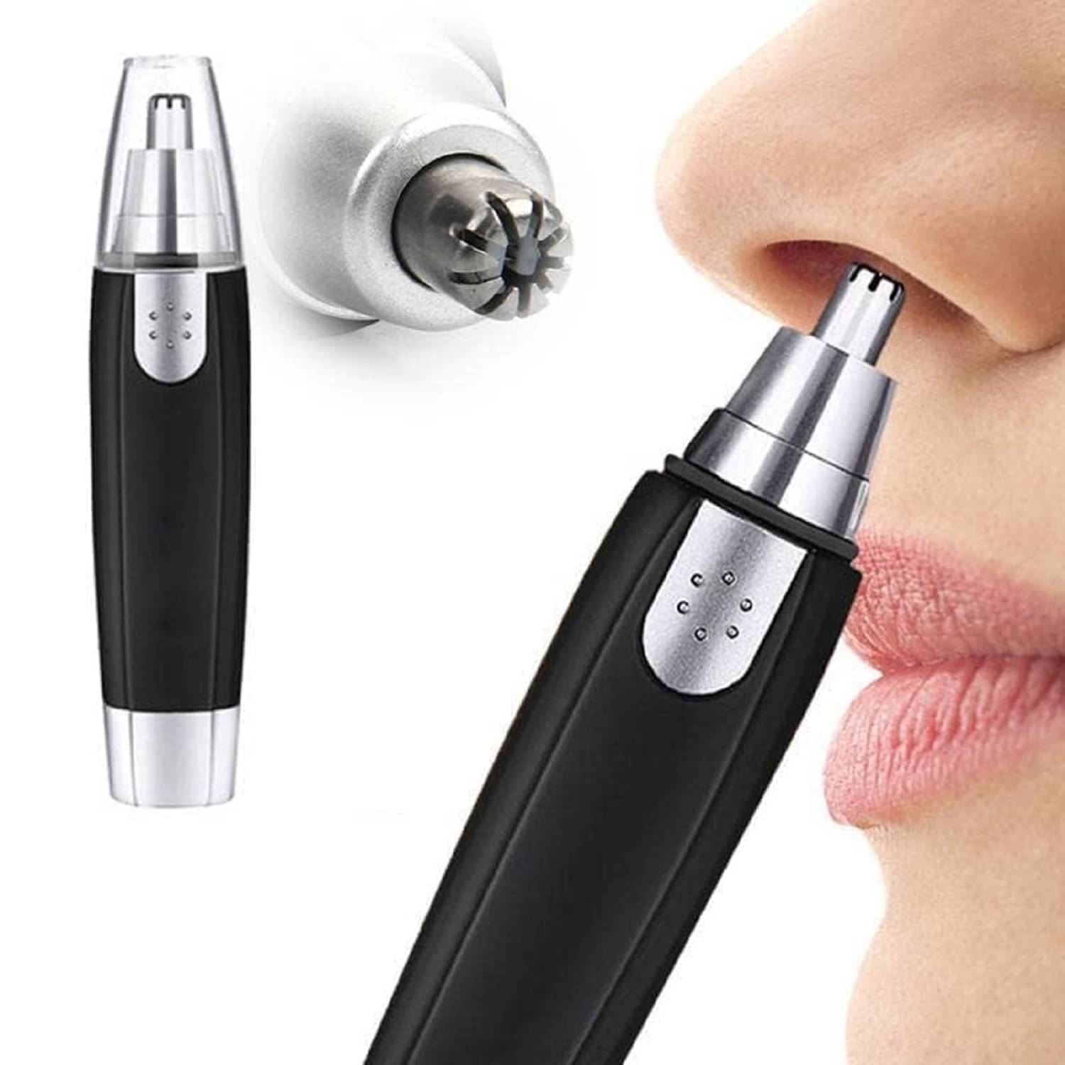     			MASOX STORE 110 Black Cordless Nose Trimmer With 360 minutes Runtime
