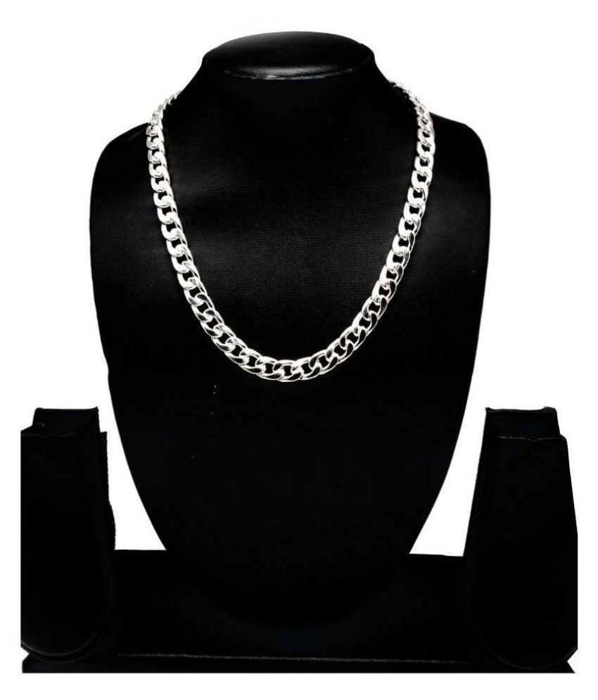     			Opus Gems Silver Plated Alloy Chain ( Pack of 1 )
