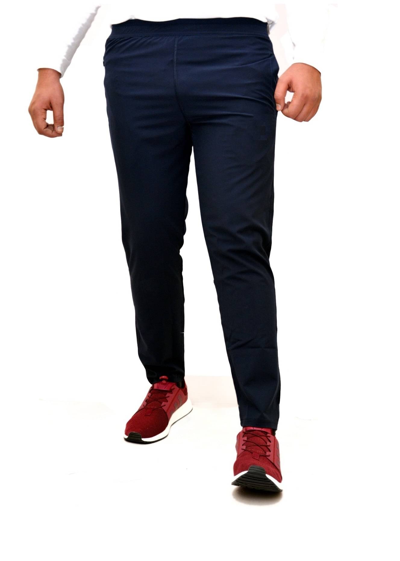 RANBOLT Blue Polyester Men's Trackpants ( Pack of 1 ) RANBOLT Blue Polyester Men's Trackpants ( Pack of 1 )