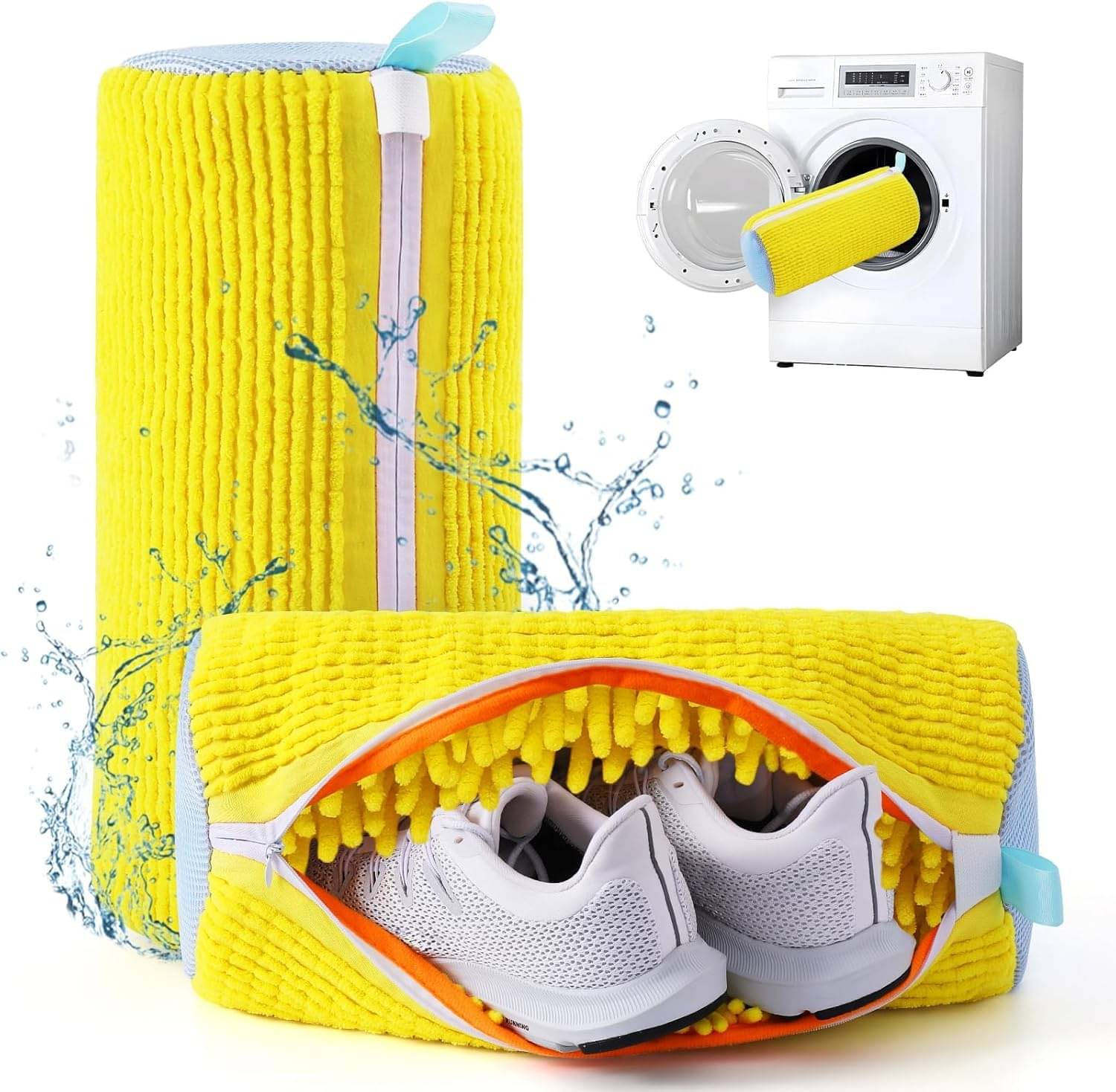 RAVARIYA GRAPHICS Front Load Washing Machine Cover Compatiable For 3 kg - Yellow RAVARIYA GRAPHICS Front Load Washing Machine Cover Compatiable For 3 kg - Yellow