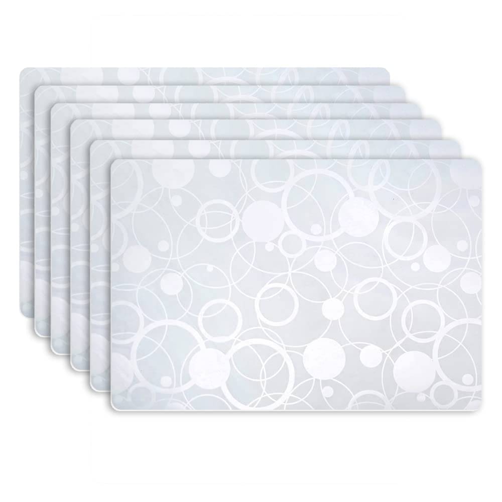 Revexo PVC Floral Fridge Mats ( 40 30 ) Pack of 6 - Multicolor Revexo PVC Floral Fridge Mats ( 40 30 ) Pack of 6 - Multicolor