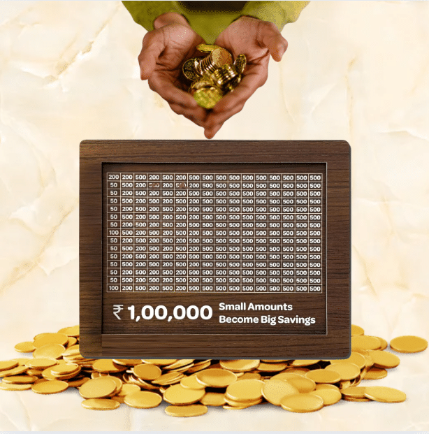    			SKYVILLA Wood Brown None Piggy Bank ( Pack of 1 )