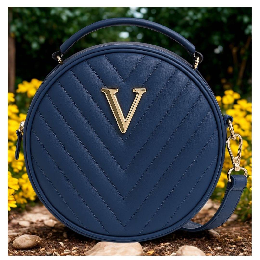     			Sageware Sling Bag PU Set of 1 ( Navy Blue )