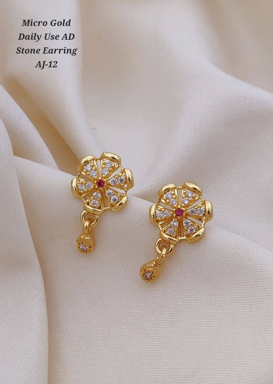Shivay Fashion Gold Jhumki Earrings ( Pack of 1 ) - Earrings | Buy online on ZillyBuy