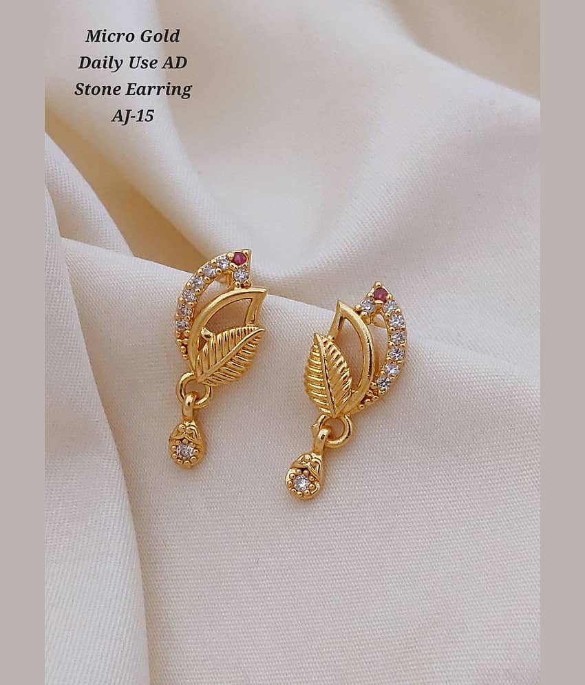 Shivay Fashion Gold Jhumki Earrings ( Pack of 1 ) - Earrings | Buy online on ZillyBuy