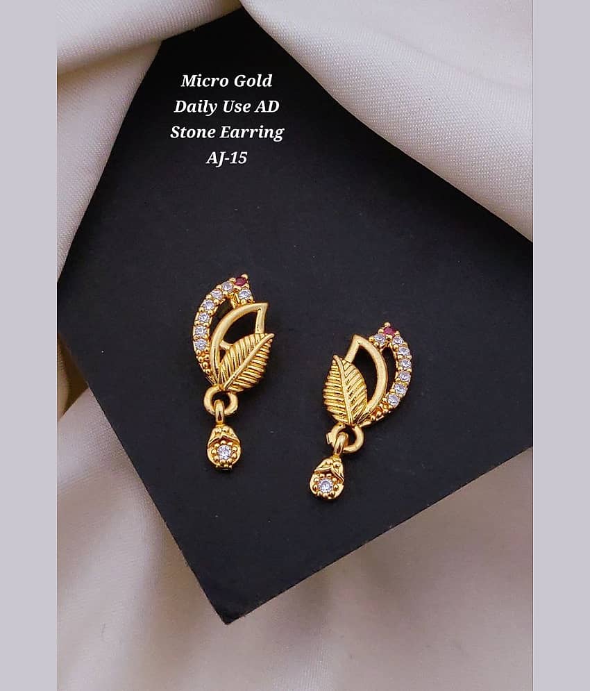 Shivay Fashion Gold Jhumki Earrings ( Pack of 1 ) - Earrings | Buy online on ZillyBuy