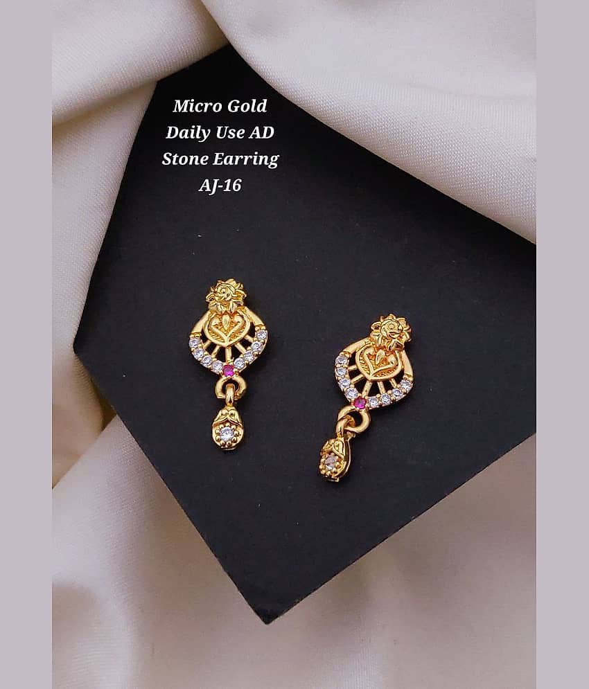 Shivay Fashion Gold Jhumki Earrings ( Pack of 1 ) - Earrings | Buy online on ZillyBuy