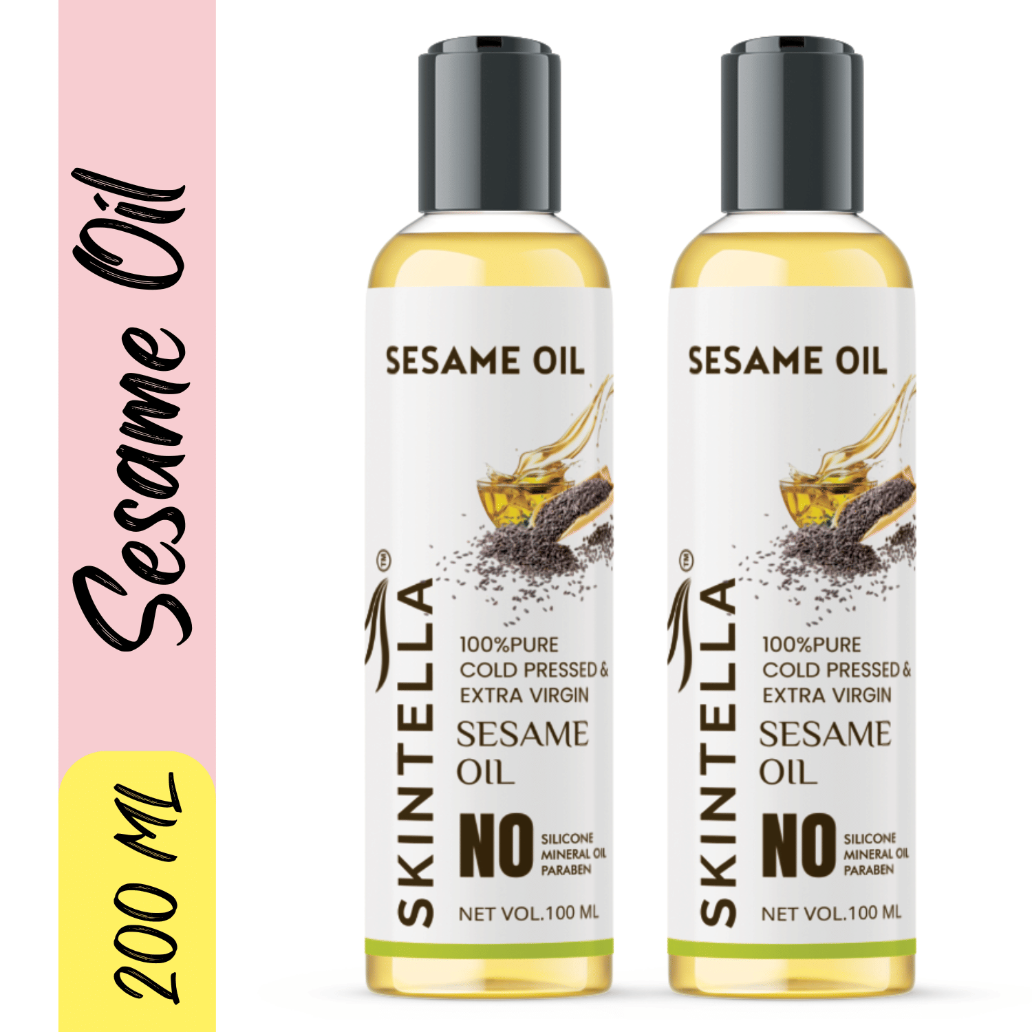     			Skintella Hair Growth Sesame Oil 200 ml ( Pack of 2 )