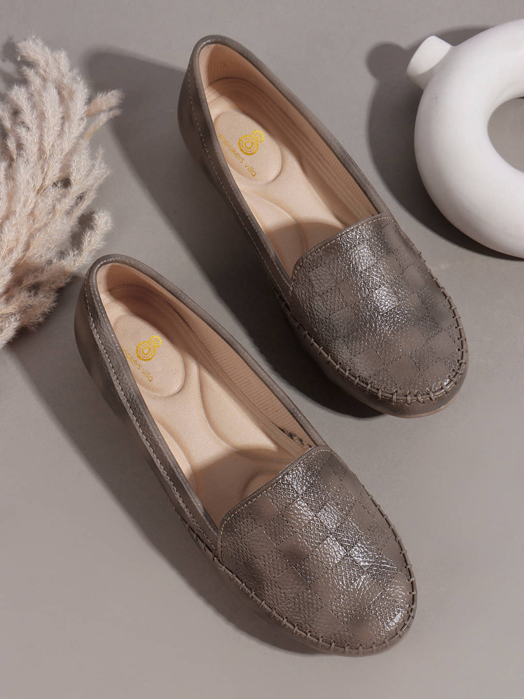     			Sneakersvilla Coffee Women's Loafers