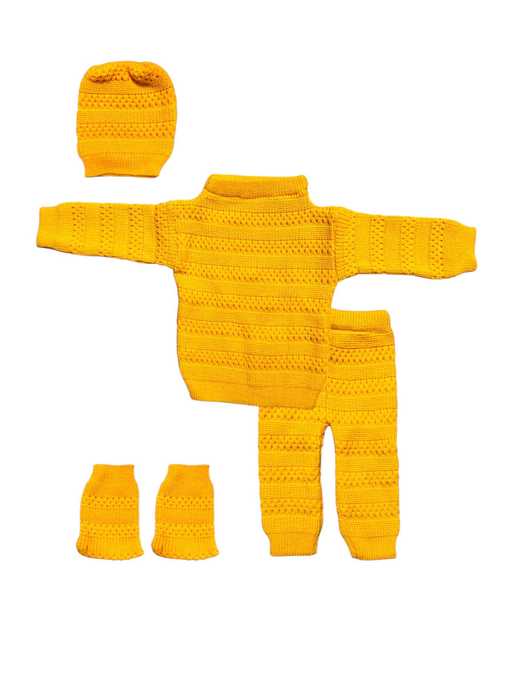     			The Creators Pack of 1 Unisex for Baby Woollen Sweater ( Yellow )