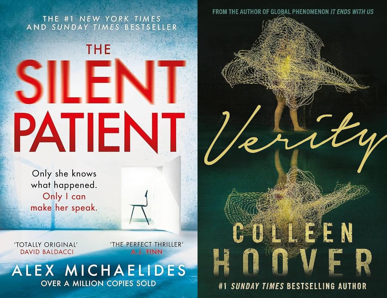     			The Silent Patient & Verity - Mind Bending Combo Of 2 Books