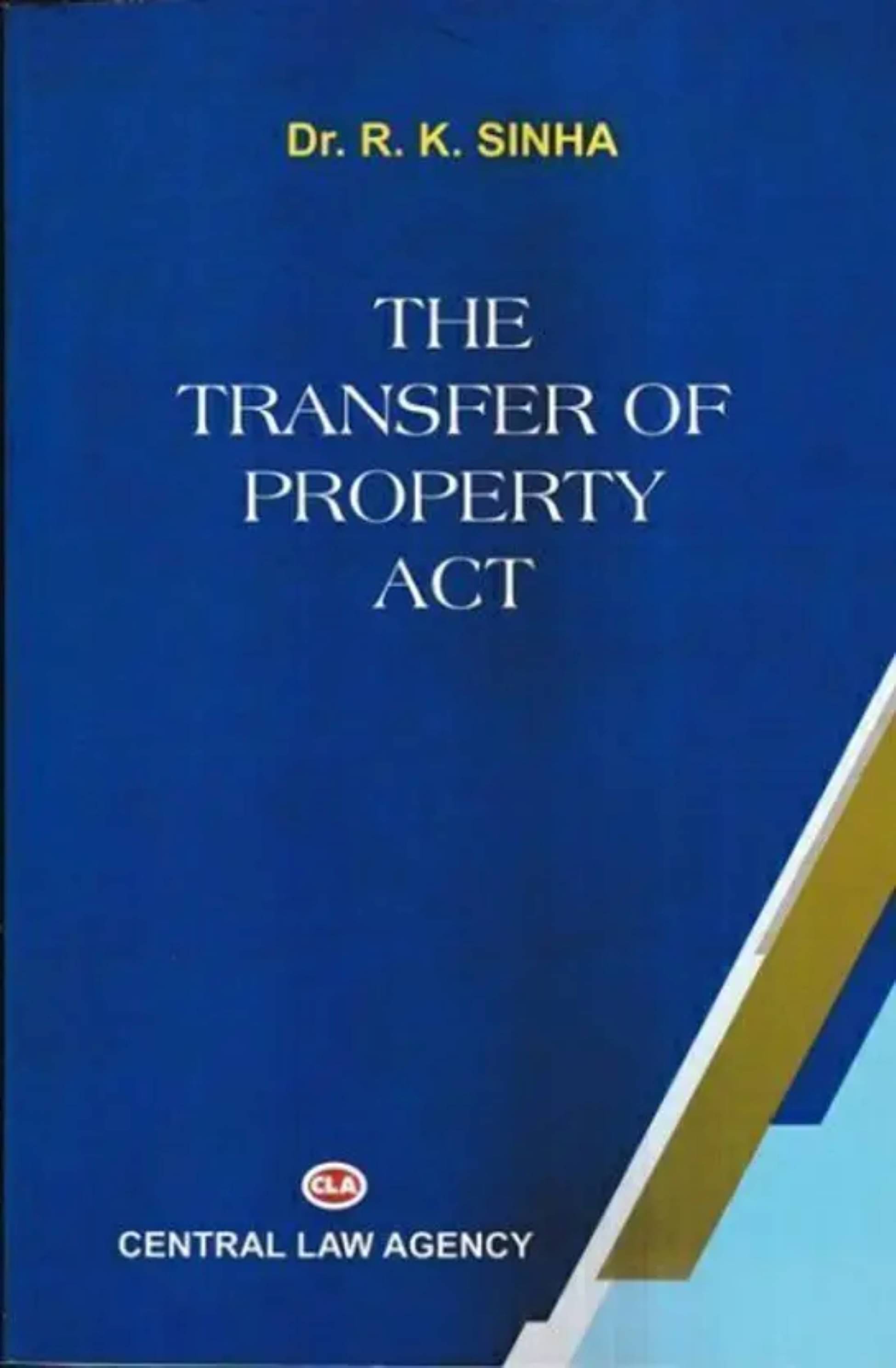 Transfer Of Property Act Transfer Of Property Act
