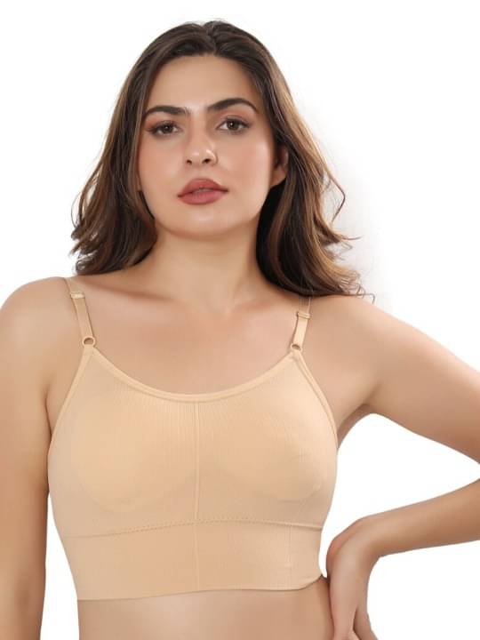     			Trulymart Pack of 2 Cotton Blend Lightly Padded Everyday Bra For Women ( Multicolor2 )
