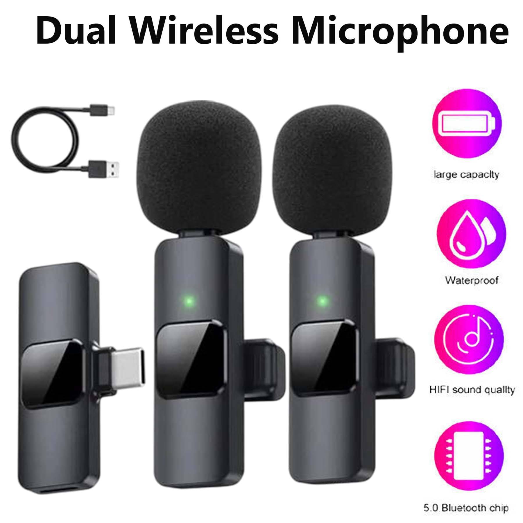 U7 K9 Dual Wireless Microphone for YouTube, Vlogging, Recording for Android and others     			U7 K9 Dual Wireless Microphone for YouTube, Vlogging, Recording for Android and others