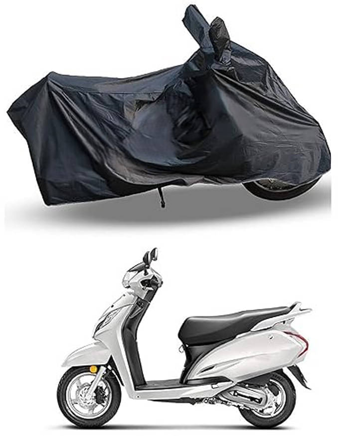     			Universal For All Sxcotys Activa 6G Scooty Cover Water Resistant Activa 6G Scooty Cover Activa 6G Cover Dust Proof Activa 6G Body Cover Sun Protection,Scooty Cover Activa 6G Scooty Body Cover Activa 6G Black Colour