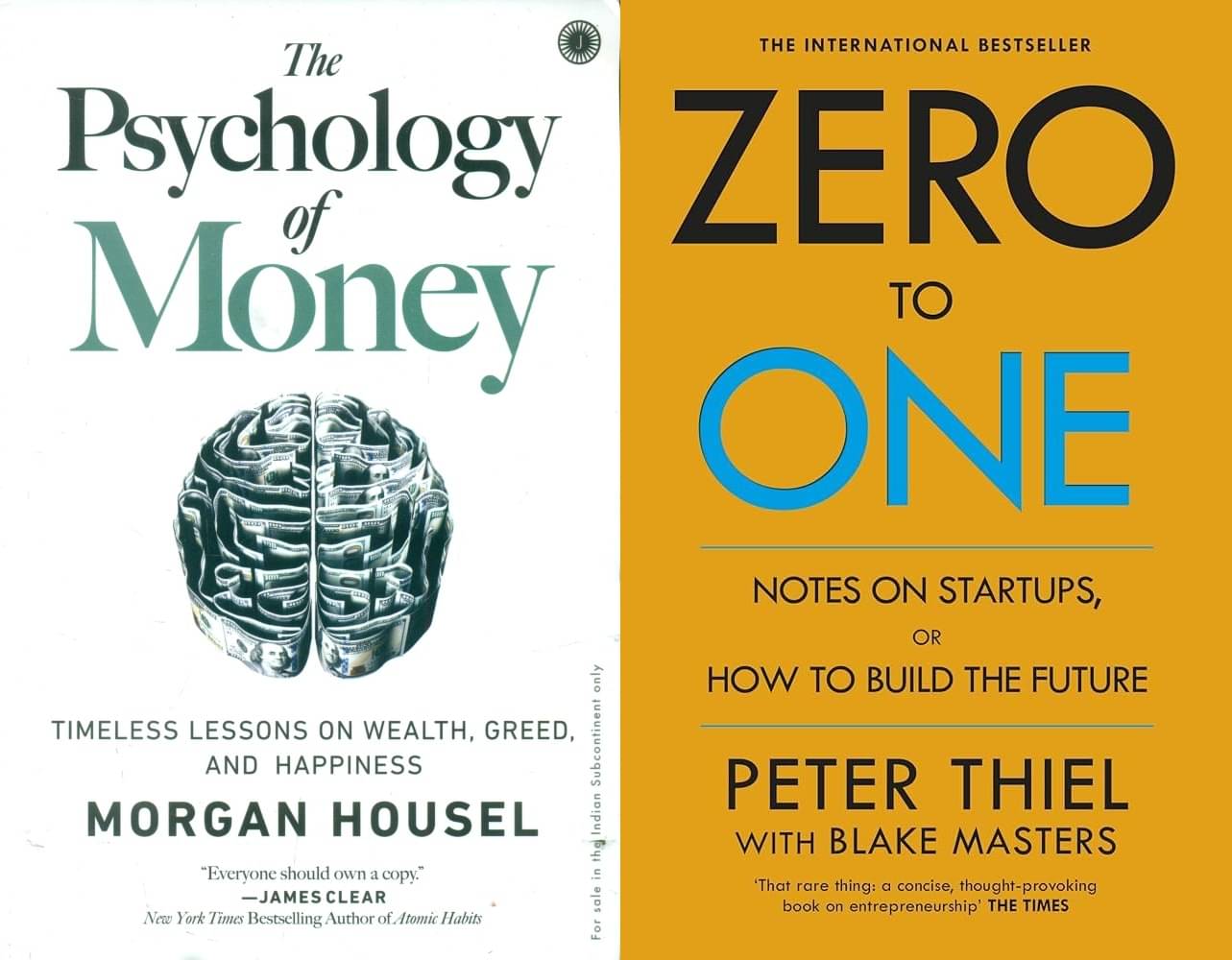     			Zero to One + The Psychology of Money - Business Combo Of 2 Books
