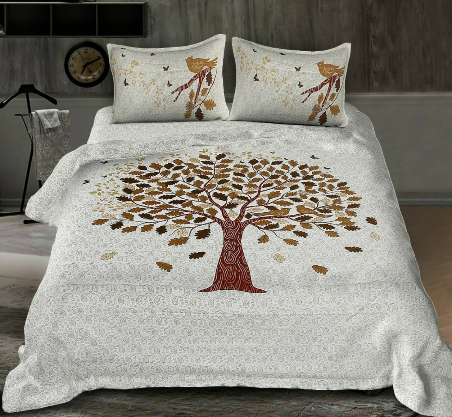 Batham Handloom Cotton 1 Double Bedsheet with 2 Pillow Covers ( White ) Batham Handloom Cotton 1 Double Bedsheet with 2 Pillow Covers ( White )