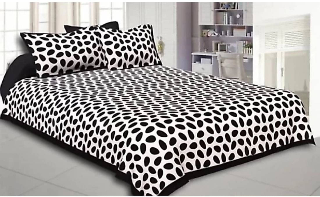 Batham Handloom Cotton 1 Double Bedsheet with 2 Pillow Covers ( Multicolor ) Batham Handloom Cotton 1 Double Bedsheet with 2 Pillow Covers ( Multicolor )