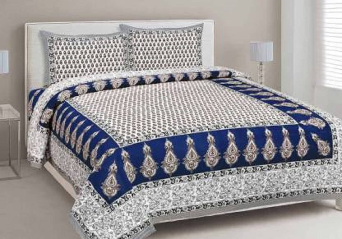 Batham Handloom Cotton 1 Double Bedsheet with 2 Pillow Covers ( Multicolor )     			Batham Handloom Cotton 1 Double Bedsheet with 2 Pillow Covers ( Multicolor )